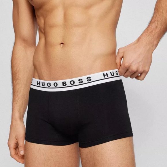 BOSS HUGO BOSS Other - Hugo Boss Men's Stretch Cotton Three-pack of Trunks Sz XL Black